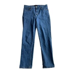 Banana Republic High Rise Slim Denim Jean Blue Size 10 Tall 30L stretch